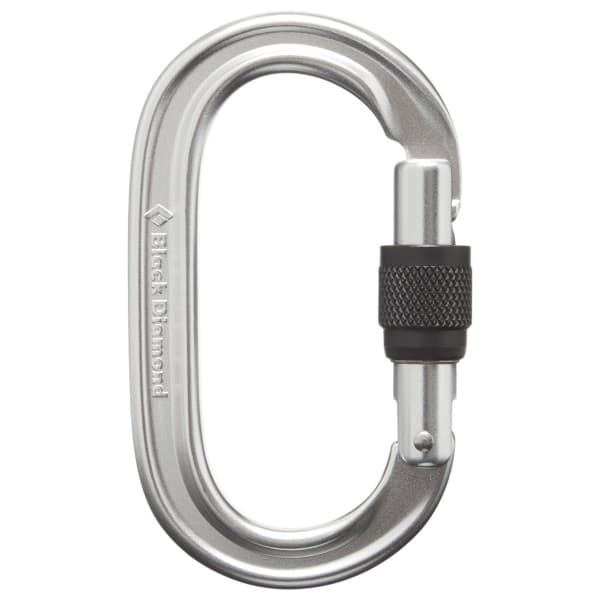 Black Diamond - Oval Keylock Screwgate Carabiner - Schraubkarabiner
