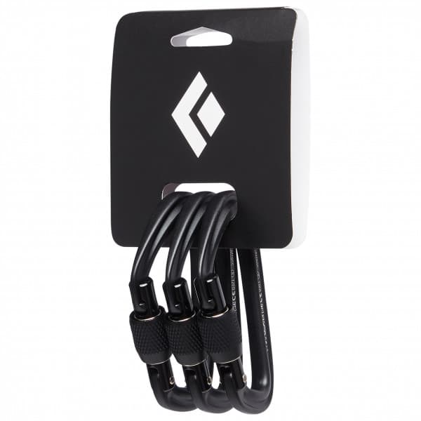 Black Diamond - Hotforge Screwgate 3 Pack - Schraubkarabiner